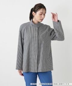 Leilian / レリアン テーラードジャケット | ギンガムチェックスタンドカラージャケット