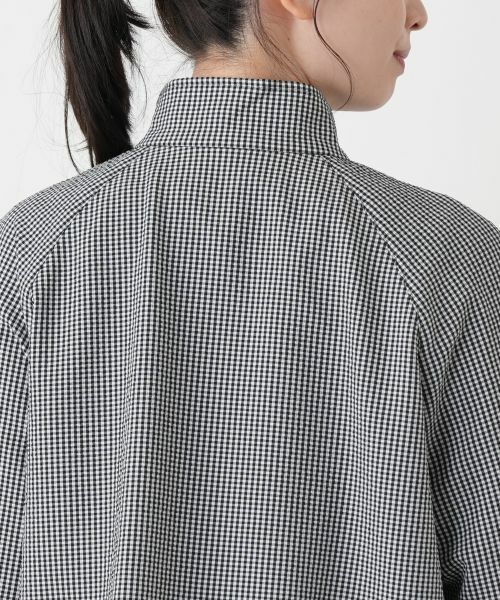Leilian / レリアン テーラードジャケット | ギンガムチェックスタンドカラージャケット | 詳細11