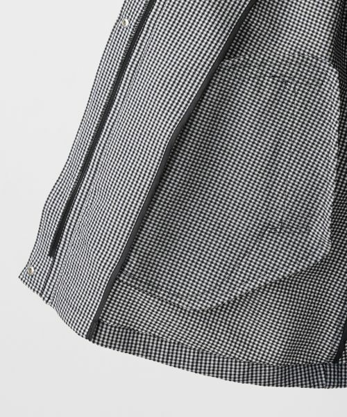 Leilian / レリアン テーラードジャケット | ギンガムチェックスタンドカラージャケット | 詳細16