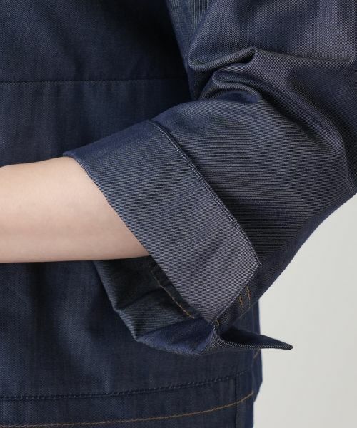 Leilian / レリアン シャツ・ブラウス | ドロップショルダーデニムブラウス | 詳細11