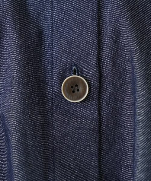 Leilian / レリアン シャツ・ブラウス | ドロップショルダーデニムブラウス | 詳細13