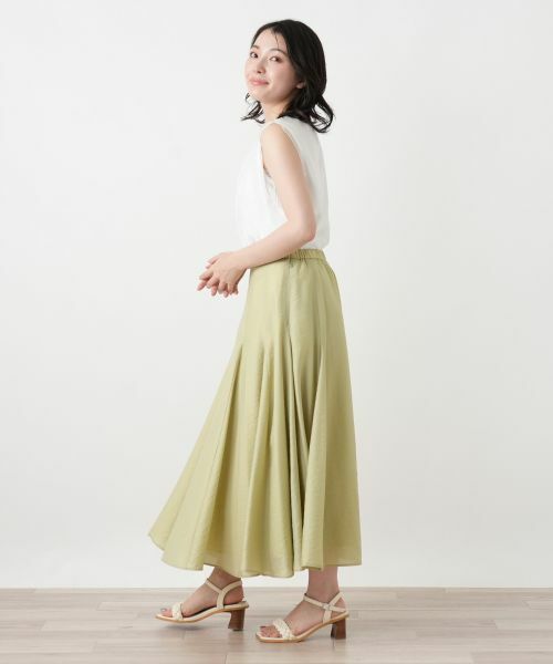 Leilian / レリアン ミニ・ひざ丈スカート | サーキュラースカート | 詳細5