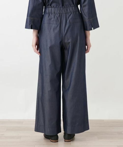 Leilian / レリアン その他パンツ | タックデニムワイドパンツ | 詳細6