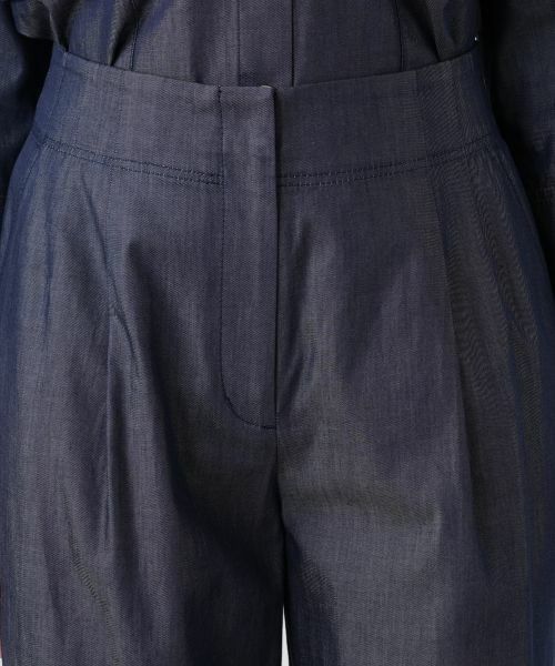 Leilian / レリアン その他パンツ | タックデニムワイドパンツ | 詳細7