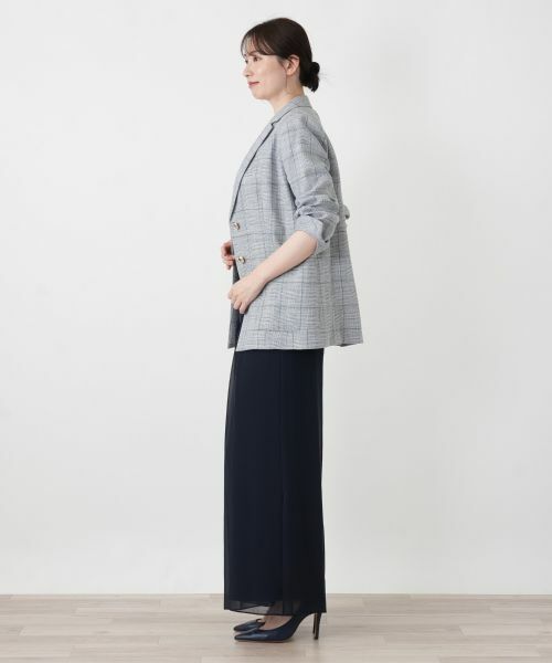 Leilian / レリアン テーラードジャケット | ウィンドーペンテーラードジャケット【ROCHAS Premiere】 | 詳細2