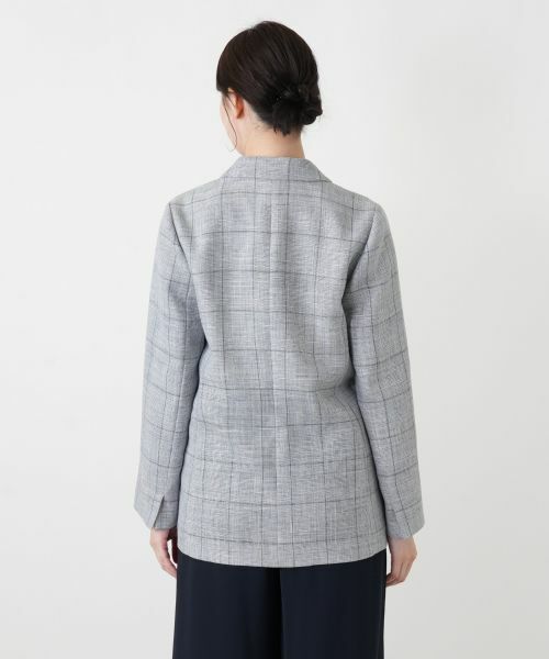 Leilian / レリアン テーラードジャケット | ウィンドーペンテーラードジャケット【ROCHAS Premiere】 | 詳細6