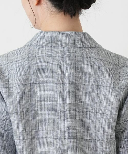 Leilian / レリアン テーラードジャケット | ウィンドーペンテーラードジャケット【ROCHAS Premiere】 | 詳細8