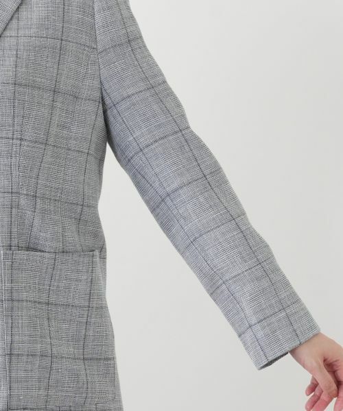 Leilian / レリアン テーラードジャケット | ウィンドーペンテーラードジャケット【ROCHAS Premiere】 | 詳細9