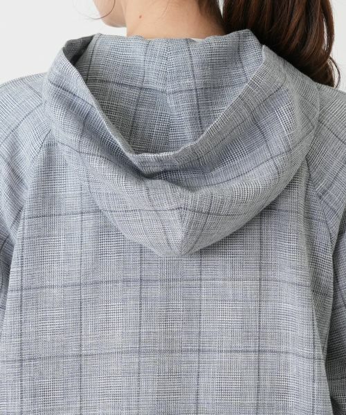 Leilian / レリアン その他アウター | チェックフーデッドジャケット【ROCHAS Premiere】 | 詳細8