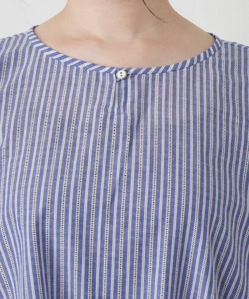 Leilian / レリアン シャツ・ブラウス | ストライプフレアブラウス【ROCHAS Premiere】 | 詳細14
