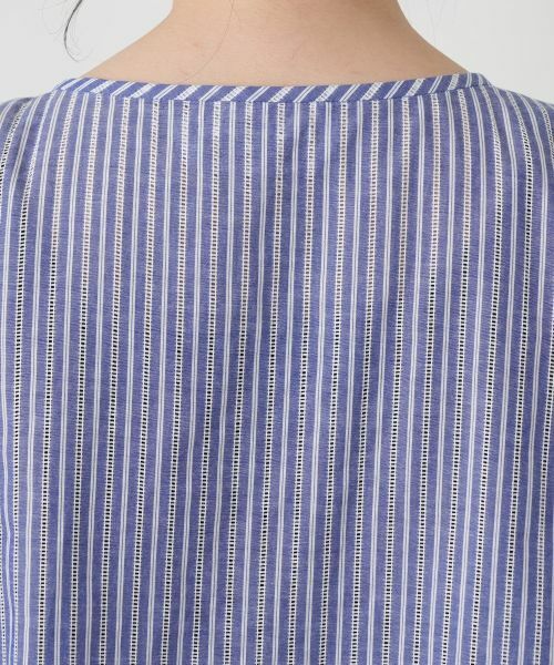 Leilian / レリアン シャツ・ブラウス | ストライプフレアブラウス【ROCHAS Premiere】 | 詳細15