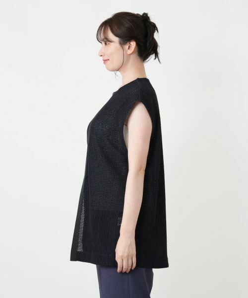 Leilian / レリアン テーラードジャケット | セミロングニットベスト【ROCHAS Premiere】 | 詳細10