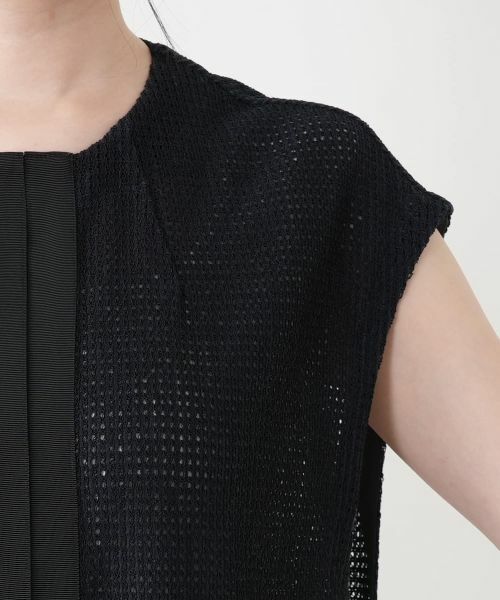 Leilian / レリアン テーラードジャケット | セミロングニットベスト【ROCHAS Premiere】 | 詳細14