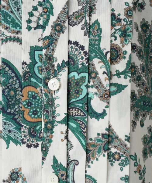Leilian / レリアン シャツ・ブラウス | ペイズリー柄七分袖バンドカラーブラウス【ROCHAS Premiere】【RATTI】 | 詳細17