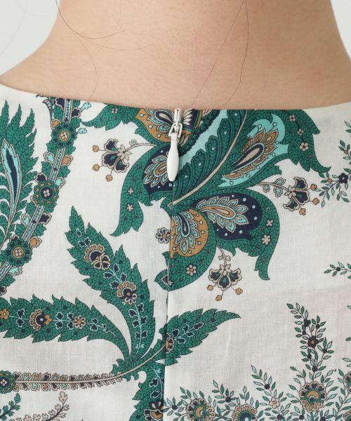 Leilian / レリアン シャツ・ブラウス | ペイズリー柄キーネックブラウス【ROCHAS Premiere】【RATTI】 | 詳細17