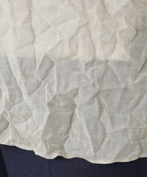 Leilian / レリアン シャツ・ブラウス | シワ加工バンドカラーブラウス【ROCHAS Premiere】 | 詳細25