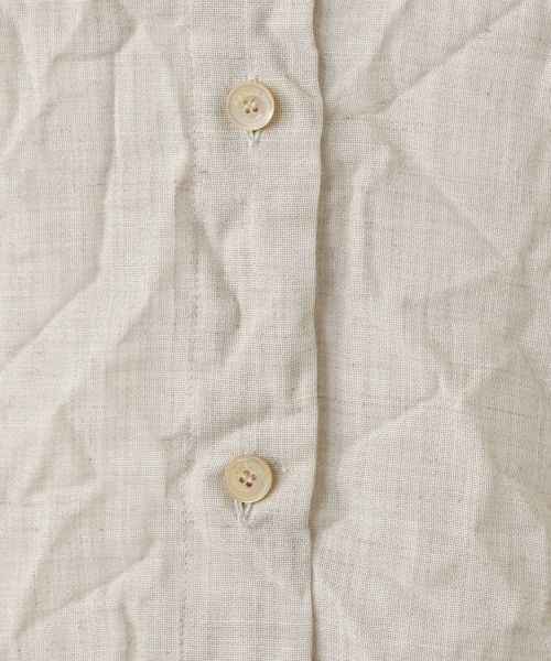 Leilian / レリアン シャツ・ブラウス | シワ加工バンドカラーブラウス【ROCHAS Premiere】 | 詳細28