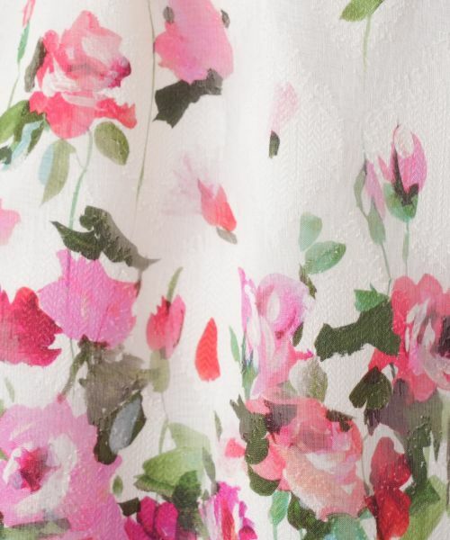 Leilian / レリアン シャツ・ブラウス | フラワー柄タックギャザーブラウス【ROCHAS Premiere】 | 詳細18