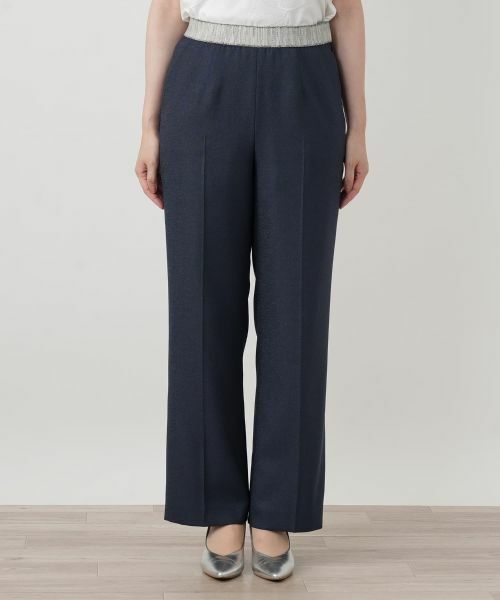 Leilian / レリアン その他パンツ | 配色センタープレスパンツ【ROCHAS Premiere】 | 詳細4