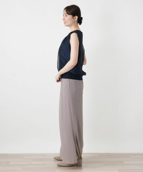 Leilian / レリアン ニット・セーター | ノースリーブレイヤードニット | 詳細2