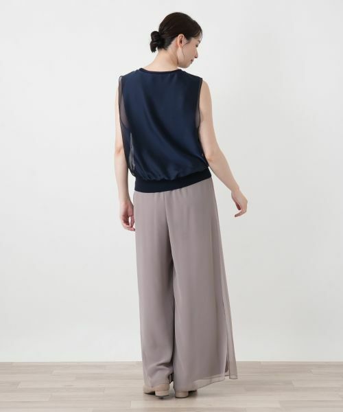 Leilian / レリアン ニット・セーター | ノースリーブレイヤードニット | 詳細3