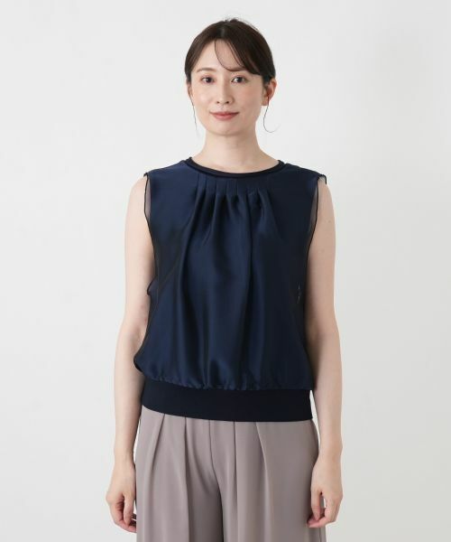 Leilian / レリアン ニット・セーター | ノースリーブレイヤードニット | 詳細4