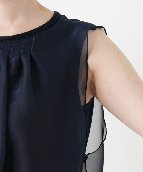 Leilian / レリアン ニット・セーター | ノースリーブレイヤードニット | 詳細9