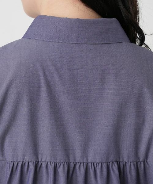 Leilian / レリアン ドレス | 比翼七分袖シャツワンピース | 詳細11