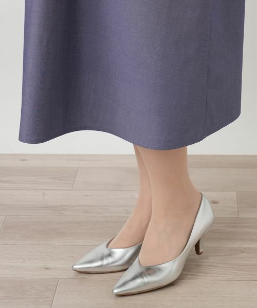 Leilian / レリアン ドレス | 比翼七分袖シャツワンピース | 詳細13