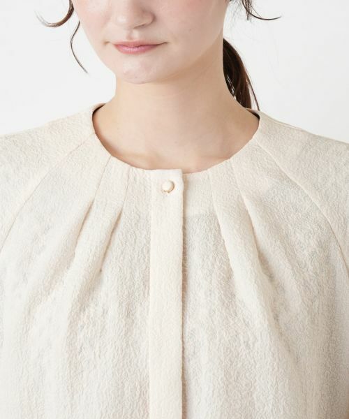 Leilian / レリアン シャツ・ブラウス | ボリュームスリーブ比翼ブラウス | 詳細10