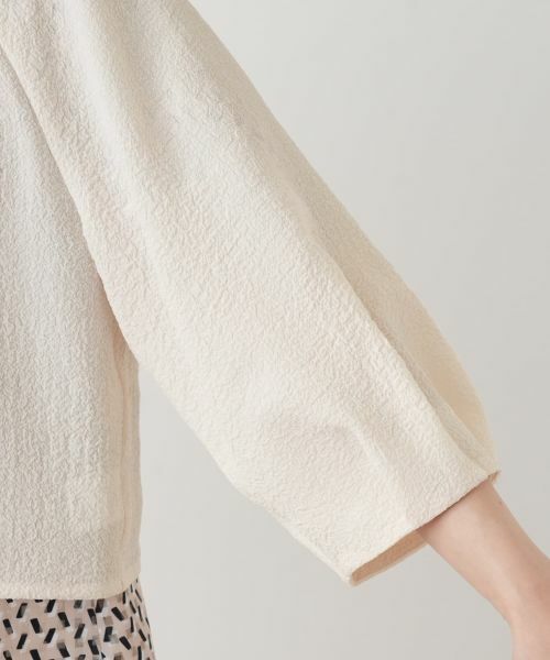 Leilian / レリアン シャツ・ブラウス | ボリュームスリーブ比翼ブラウス | 詳細12