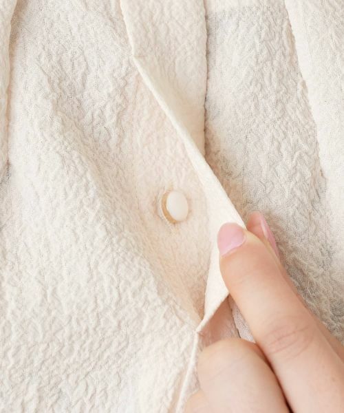 Leilian / レリアン シャツ・ブラウス | ボリュームスリーブ比翼ブラウス | 詳細14