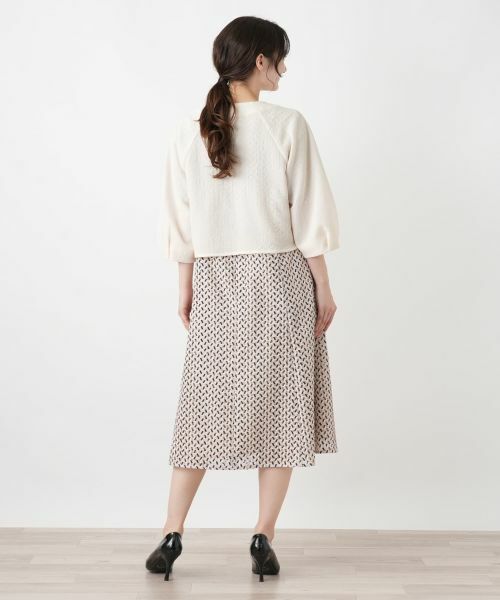 Leilian / レリアン シャツ・ブラウス | ボリュームスリーブ比翼ブラウス | 詳細6