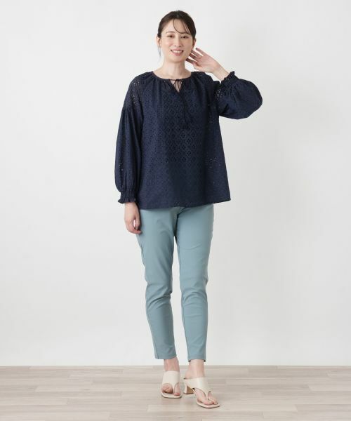 Leilian / レリアン シャツ・ブラウス | カットワークレースブラウス【Leilian WHITE LABEL】 | 詳細4