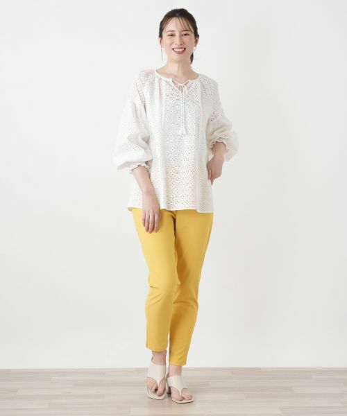 Leilian / レリアン シャツ・ブラウス | カットワークレースブラウス【Leilian WHITE LABEL】 | 詳細7