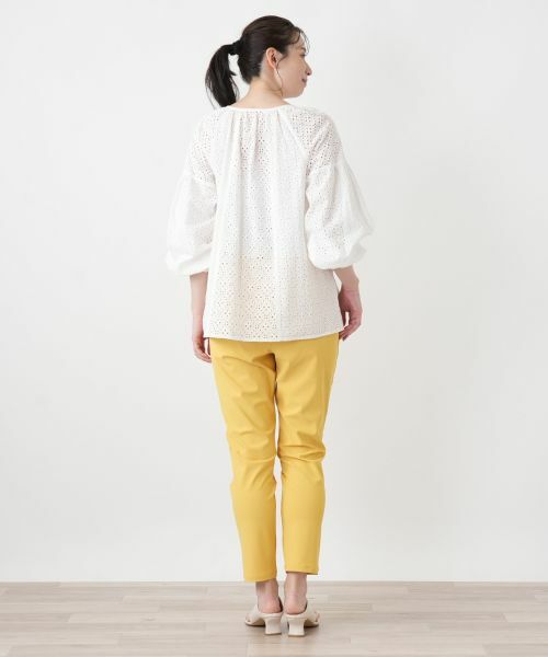 Leilian / レリアン シャツ・ブラウス | カットワークレースブラウス【Leilian WHITE LABEL】 | 詳細9