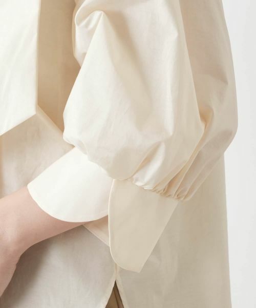 Leilian / レリアン シャツ・ブラウス | スカーフタイギャザーブラウス【Leilian WHITE LABEL】 | 詳細17
