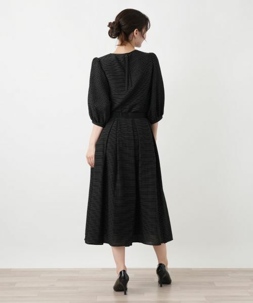 Leilian / レリアン シャツ・ブラウス | ボーダーパフスリーブブラウス | 詳細3