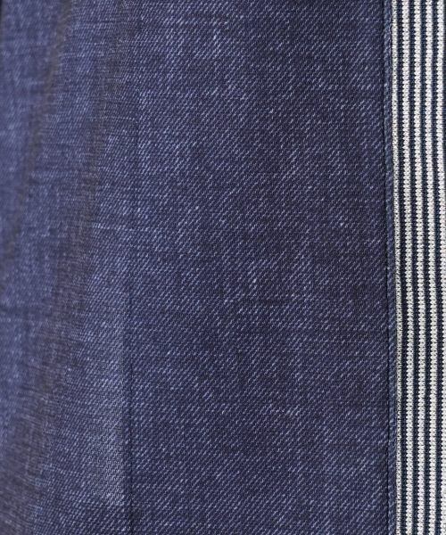 Leilian / レリアン シャツ・ブラウス | ストライプ切替ノーボタンブラウス | 詳細11