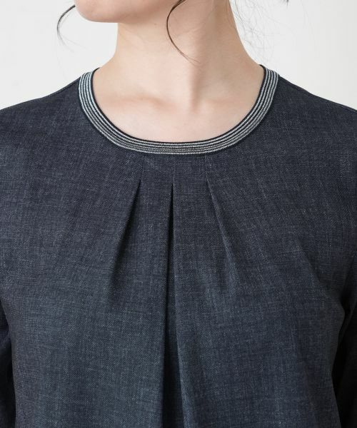 Leilian / レリアン カットソー | ラメネックタックカットソー | 詳細7