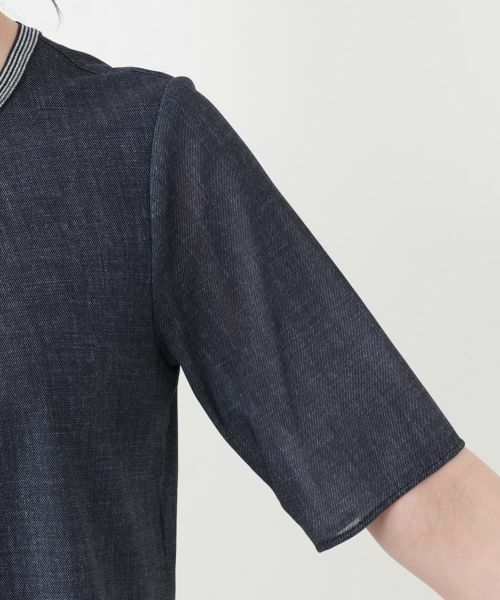 Leilian / レリアン カットソー | ラメネックタックカットソー | 詳細9