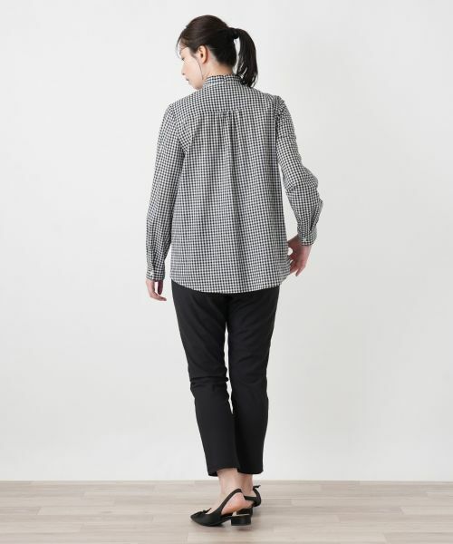 Leilian / レリアン シャツ・ブラウス | ギンガムチェックボウタイブラウス | 詳細3