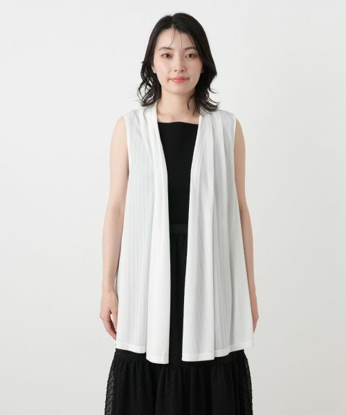 Leilian / レリアン テーラードジャケット | ノーボタンジレ | 詳細10