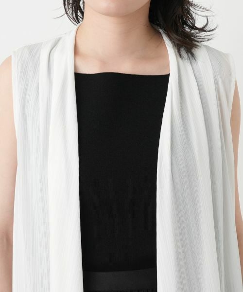 Leilian / レリアン テーラードジャケット | ノーボタンジレ | 詳細13