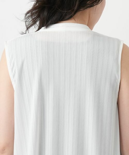 Leilian / レリアン テーラードジャケット | ノーボタンジレ | 詳細14