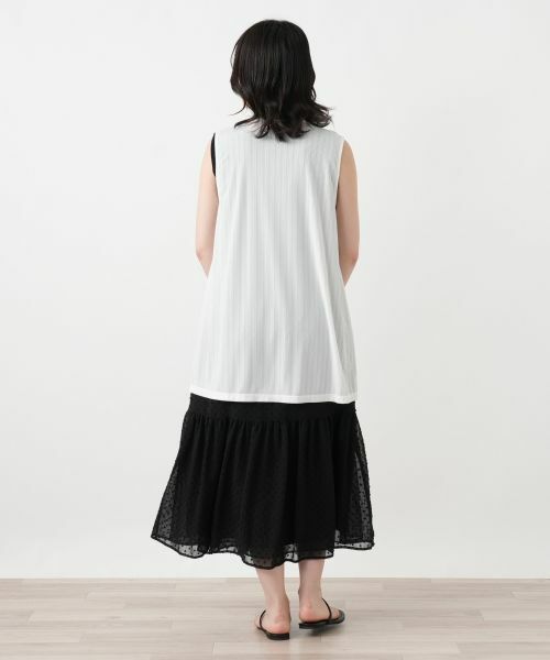 Leilian / レリアン テーラードジャケット | ノーボタンジレ | 詳細9