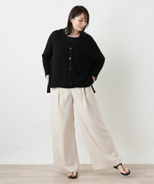 Leilian / レリアン カーディガン・ボレロ | スパンコールドルマンカーディガン | 詳細1