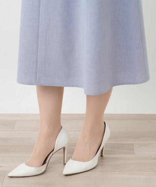 Leilian / レリアン ドレス | Vネックフレアワンピース | 詳細13