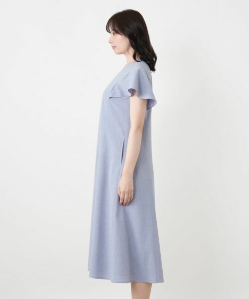 Leilian / レリアン ドレス | Vネックフレアワンピース | 詳細8