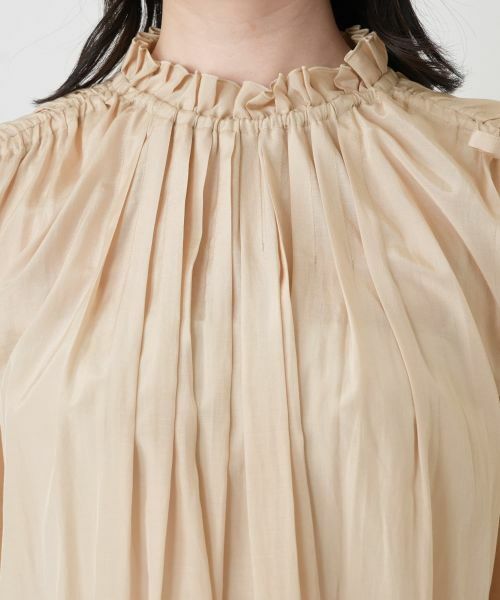 Leilian / レリアン シャツ・ブラウス | ノースリーブギャザーブラウス | 詳細10